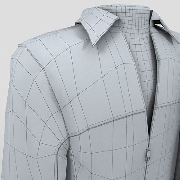 leather jackets 3d model - leather jackets by monkeyodoom